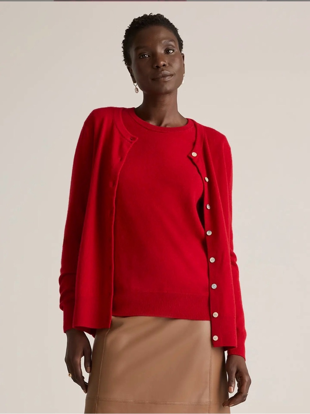 Quince Mongolian Cashmere Cardigan Sweater